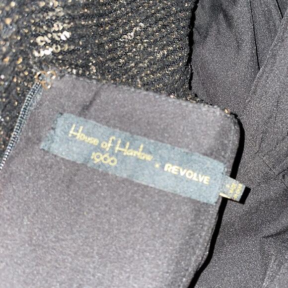 House of Harlow Floriana maxi dress black - Picture 6 of 8